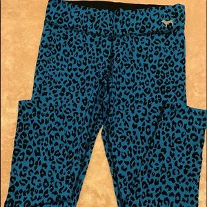 Pink by Victoria’s Secret cheetah Yoga pants large
